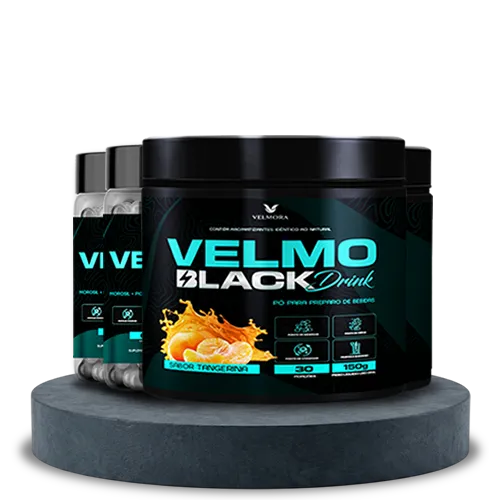Combo Velmo Black - 2 Tangerina + 2 Cápsula