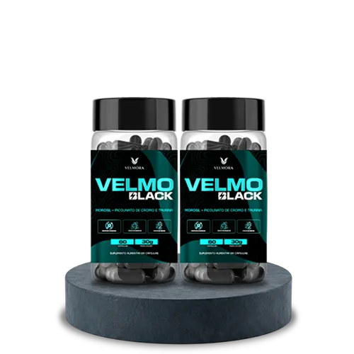 Velmo Black Cápsula - Tratamento para 2 meses