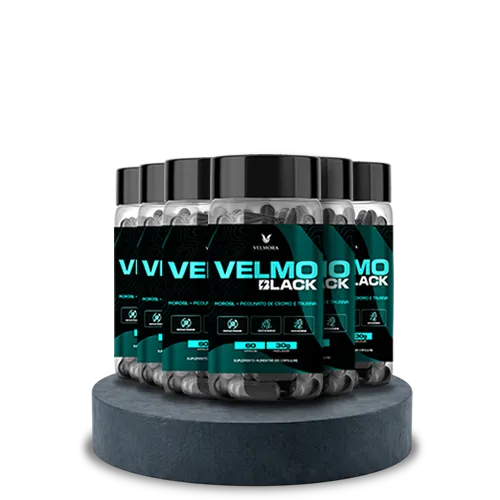 Velmo Black Cápsula - Tratamento para 5 meses